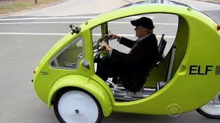 A look at ELF the solar-powered bicycle-car hybrid