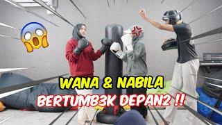 WANA & NABILA BERTUMB3K DEPAN2  - AMIR PENING PILIH MANA 