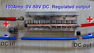 How to make 100Amp. adjustable Voltage regulator with Mosfet