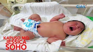 Kapuso Mo Jessica Soho BABY SA BUTUAN ISINILANG NA MAY TIMBANG NA MAHIGIT 11 POUNDS