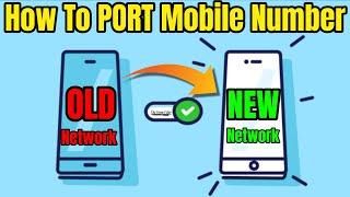 How To Port Mobile Number 