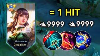 GUINEVERE NEW ONE HIT BUILD AFTER UPDATE 9999 damage?  Guinevere best build 2024 