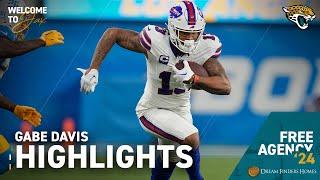 Gabe Davis Top Career Highlights  Jaguars Free Agency 2024  Jacksonville Jaguars