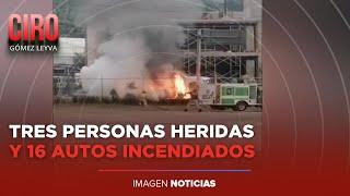 Grupo armado quema tres lotes de venta de vehículos en Uruapan Michoacán  Ciro