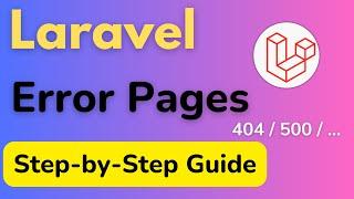 Laravel Custom Error Pages Design and Implementation  Laravel Error Handling  HINDI 