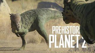 Prehistoric Planet 2 - Pachycephalosaurus Rut Scene