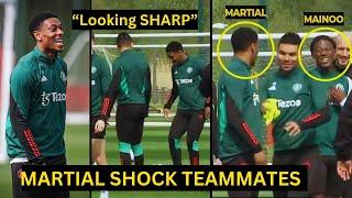 Anthony Martial Crazy SKILLS Shocks MAINOO & CASEMIRO on RETURN to Man United training Man utd news