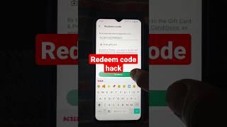 Free Redeem Code Today  Free Google Play Redeem Code Hack Trick  #shorts