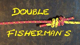 How to Tie the Double Fishermans Bend or the Double Fishermans Knot or the Grapevine Knot