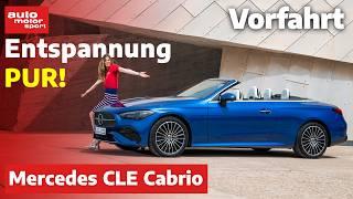 Mercedes CLE Cabrio besser als Motorrad fahren? – Vorfahrt Review  auto motor und sport