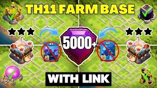 Th11 Top 20 Best Farming Bases With Links  Th11 Farming And Pushing Bases With Copy Link  2024