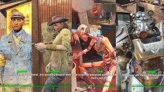 Diamond City after All Factions Victory. Fallout 4