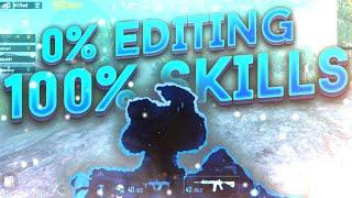 0% EDITING 100% SKILLS  PUBG MOBILE MONTAGE  4 FINGER+GYRO  REALME 3 PRO  JAXTY