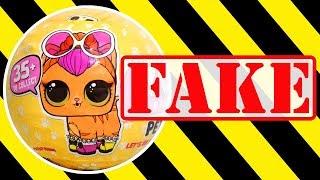 FAKE LOL SURPRISE PETS On Ebay - How To Tell If Series 3 LOL Pet Dolls Are Real Or Fake