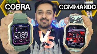 Fireboltt Commando vs Fireboltt Cobra. Best rugged smartwatch under 3000?