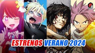  Estrenos de ANIME VERANO 2024 y donde verlos  Rincón Otaku