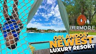 Orlandos BRAND NEW MASSIVE luxury beach resort  EVERMORE ORLANDO RESORT full review VLOG