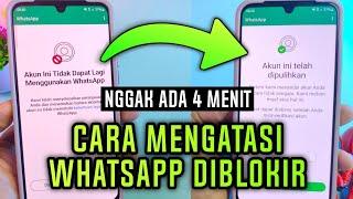 Cara Mengatasi WhatsApp diblokir oleh pihak WhatsApp