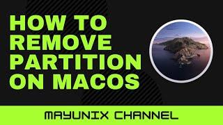 How to Remove Partition on macOS  How to Delete a Partition on macOS