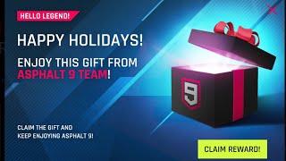 ASPHALT 9 ENJOY THIS GIFT FROM  ASPHALT 9 ™