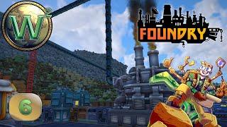 Foundry - 0.5 Demo - Concrete & Expanded Steam Power & Incinerator - Lets Play - Episode 6