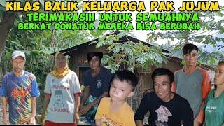 KILAS BALIK KELUARGA PAK JUJUM TERIMAKASI UNTUK SEMUAH BERKAT PARA DONATUR MEREKA BISA BEGINI