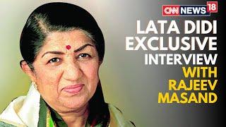 Lata Mangeshkar Interview  Rajeev Masand  Lata Mangeshkar Latest Update  CNN News18 LIVE