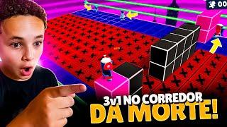 3V1 NO CORREDOR DA MORTE NO BLOCKDASH O DESAFIO MAIS DIFÍCIL DO STUMBLE GUYS IMPOSSÍVEL