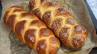 Braided bread at home recipe نان ناشتا به دیزاین چوطی از بازار کرده مزه دار