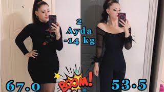 NASIL ZAYIFLADIM ? -14 kg verdim  Sporsuz Diyetsiz Aç kalmadan kalıcı kilo verme yöntemi️