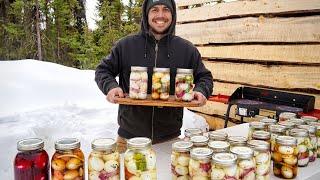 Pickling 350 Eggs  Preserving Food for Winter in Alaska