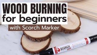 Easy Wood Burning for Beginners with a Scorch Marker