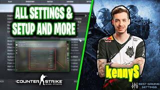 kennyS CSGO Settings Monitor Settings Crosshair Viewmodel Gear and Settings 2021