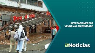 Afectaciones por vendaval en Envigado - Teleantioquia Noticias