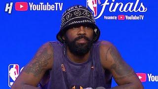 Kyrie Irving previews Game 2 FULL Interview  2024 NBA Finals Media Day