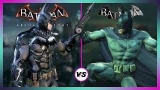 Batman Arkham Knight vs Arkham City - Gameplay Physics and Details Comparison