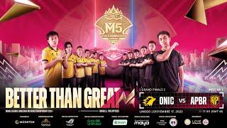 LIVE  GRAND FINALS  M5 World Championship  PH