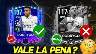 VALE LA PENA RODRYGO 112 TOTS ?? ES MEJOR QUE SU VERSION GRATIS? REVIEW  FIFA 22 MOBILE