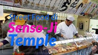 Street Food at Senso-Ji Temple Nakamise Shopping Street
