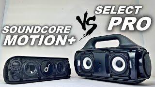 ANKER SOUNDCORE MOTION + VS ANKER SOUNDCORE SELECT PRO SOUNDTEST