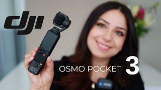 DJI OSMO POCKET 3 CREATOR COMBO│Kutu Açılımı iPhone 15 Pro ile Karşılaştırma En İyi Vlog Kameram 