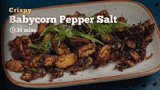 Crave-Worthy Babycorn Pepper Salt  Crunchy Veg Recipes  Cookd