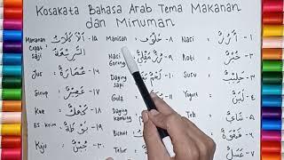 Belajar Kosakata Bahasa Arab Tema Makanan dan Minuman طعام و شراب