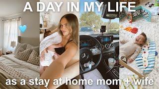a *realistic* day in my life as A STAY AT HOME MOM + WIFE 🩵