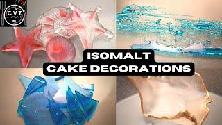 How to make the easiest Isomalt Cake Decorations Sugar Art at its best