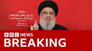 Israeli military says Hezbollah leader Hassan Nasrallah killed in strike  BBC News