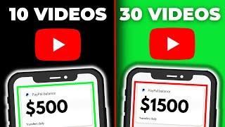 *1 Video = $50* Get Paid $1500+ A Day  Watching YouTube Videos How To Make Money Online