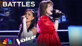 Kaylee Shimizu and Elizabeth Evans Blow The Coaches Away With Olivia Rodrigos traitor  The Voice