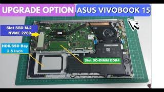 Pilihan Upgrade SSD - RAM Asus Vivobook 15 OLED M513 AMD Ryzen 5000 series - Upgrade Option