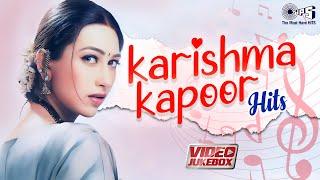 Karishma Kapoor Hits Video Songs  Romantic Hindi Songs Collection  Best Of 90s Hits Video Jukebox